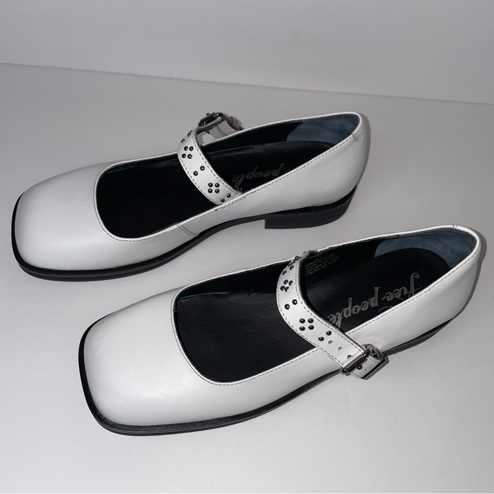 Free People Rumor Mary Jane White - Picture 2 of 12